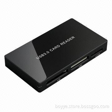USB3.0 Card Reader with High Speed and 4 Ports, High Glossy Finished